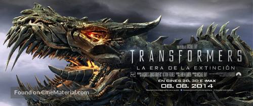 Transformers: Age of Extinction - Spanish Movie Poster