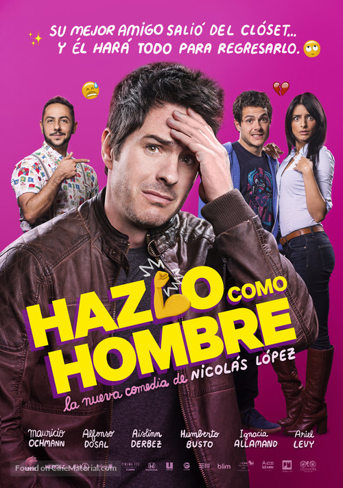 Hazlo Como Hombre - Mexican Movie Poster