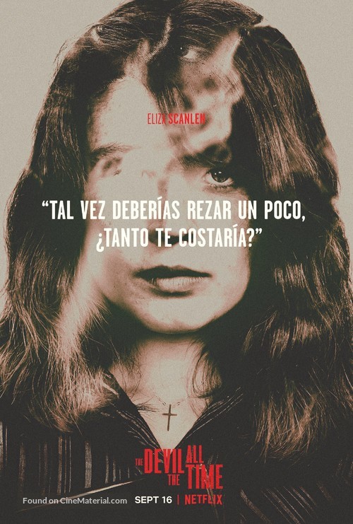 The Devil All the Time - Spanish Movie Poster