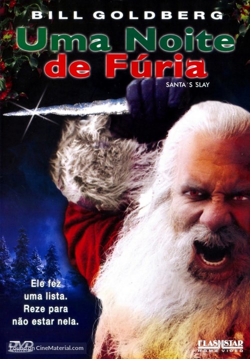 Santa&#039;s Slay - Brazilian DVD movie cover