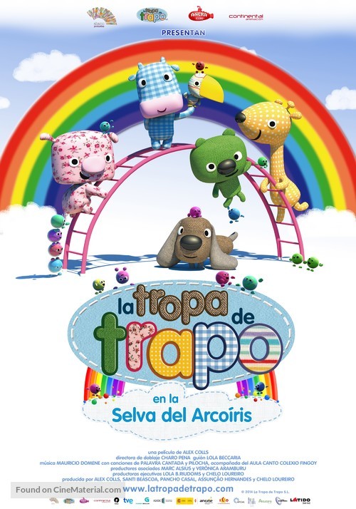 La Tropa de Trapo en la selva del Arcoiris - Spanish Movie Poster