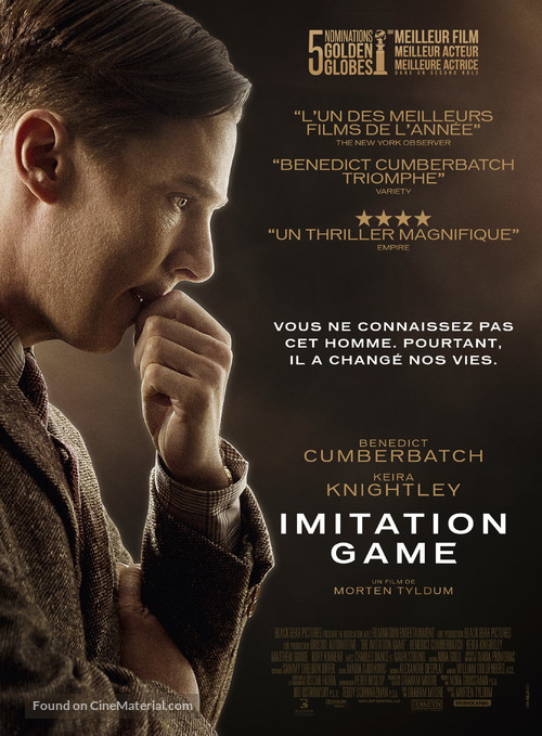 The Imitation Game - French Movie Poster