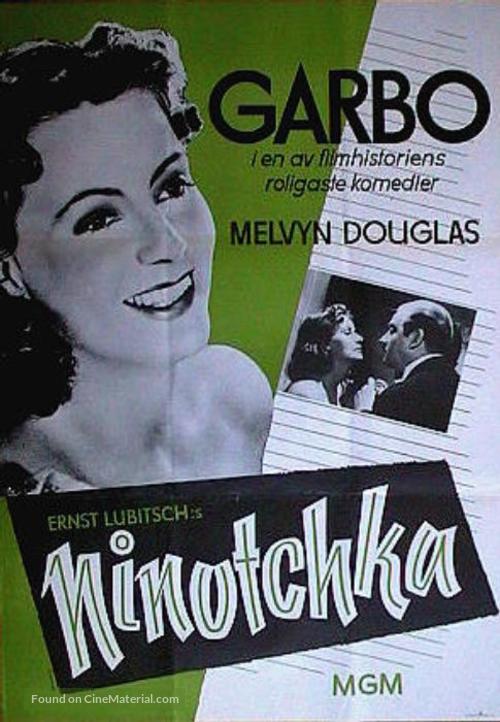 Ninotchka - Swedish Movie Poster