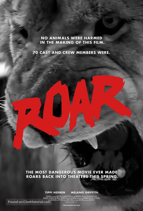 Roar - Re-release movie poster