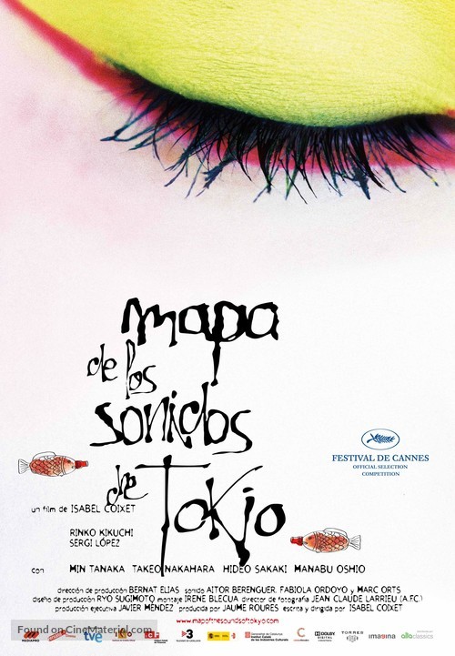 Map of the Sounds of Tokyo - Spanish Movie Poster