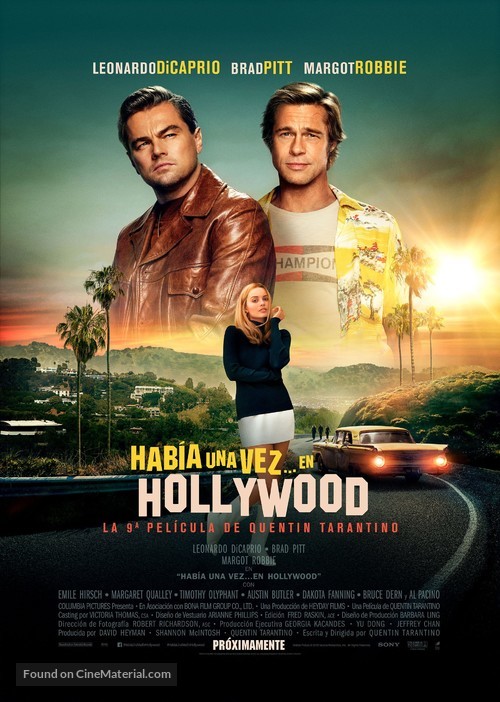 Once Upon a Time in Hollywood - Argentinian Movie Poster