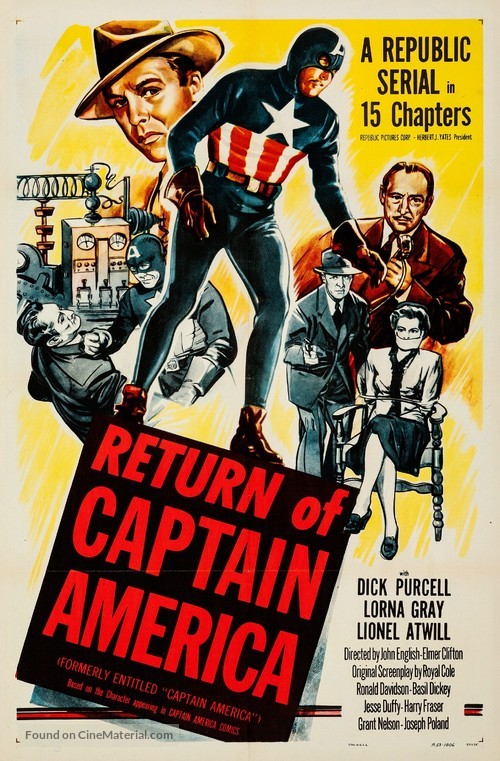 Captain America - Re-release movie poster