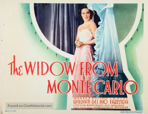 The Widow from Monte Carlo - Movie Poster