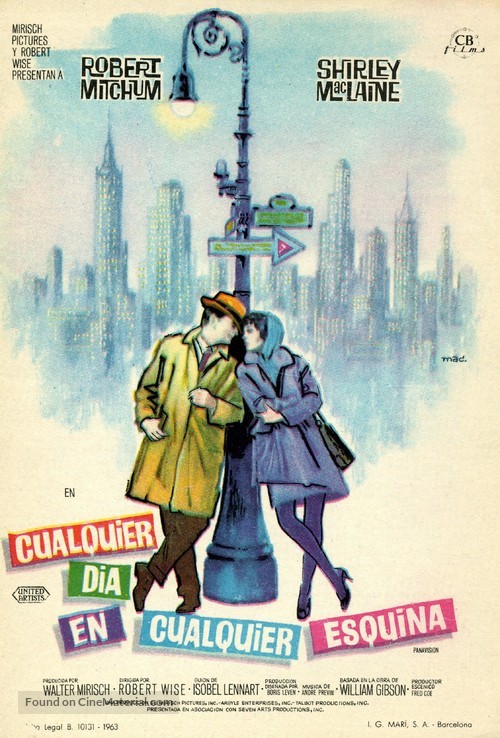 Two for the Seesaw - Spanish Movie Poster