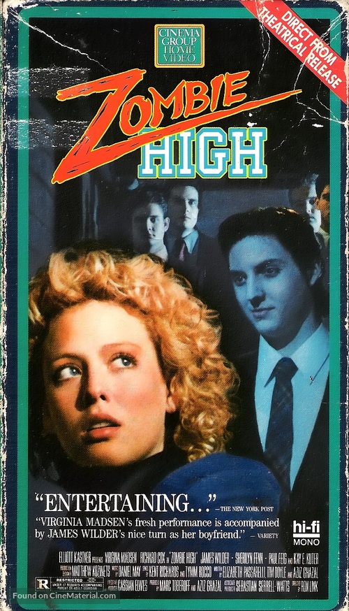 Zombie High - VHS movie cover