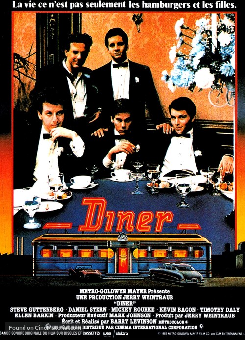 Diner - French Movie Poster