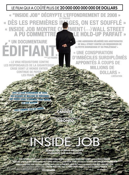 Inside Job - French Movie Poster