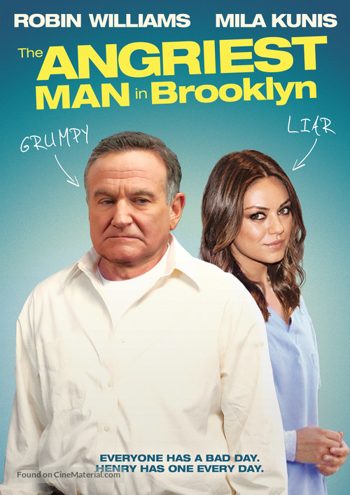 The Angriest Man in Brooklyn - Canadian DVD movie cover