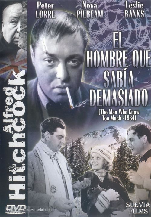 The Man Who Knew Too Much - Spanish DVD movie cover