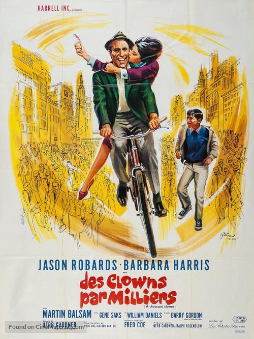 A Thousand Clowns - French Movie Poster