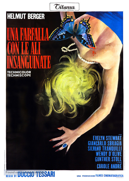 Una farfalla con le ali insanguinate - Italian Movie Poster
