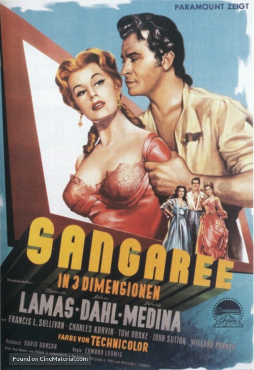 Sangaree - German Movie Poster