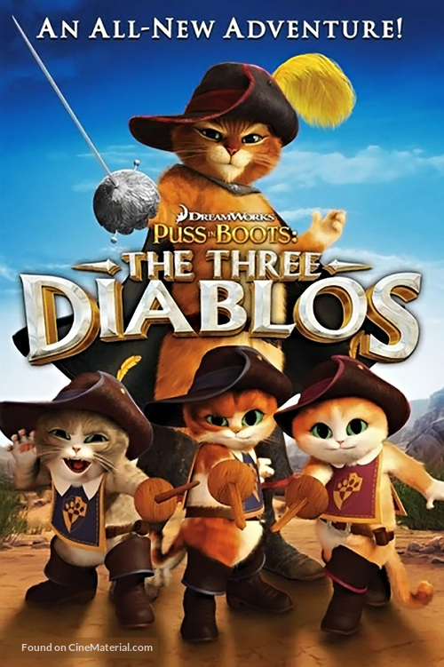 Puss in Boots: The Three Diablos - DVD movie cover