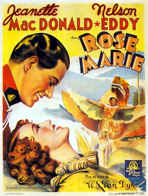 Rose-Marie - Belgian Movie Poster