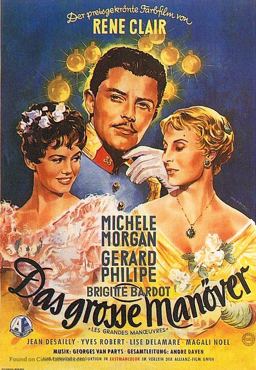 Grandes manoeuvres, Les - German Movie Poster