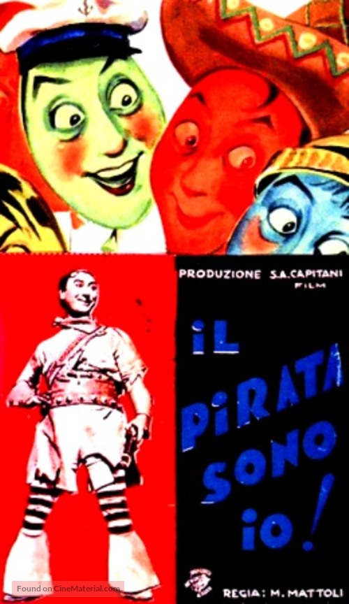 Il pirata sono io! - Italian Movie Poster