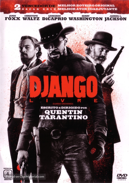 Django Unchained - Brazilian DVD movie cover