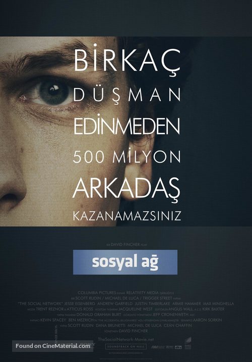 The Social Network - Turkish Movie Poster