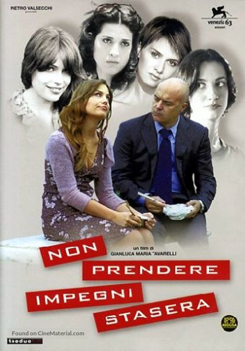 Non prendere impegni stasera - Italian Movie Poster