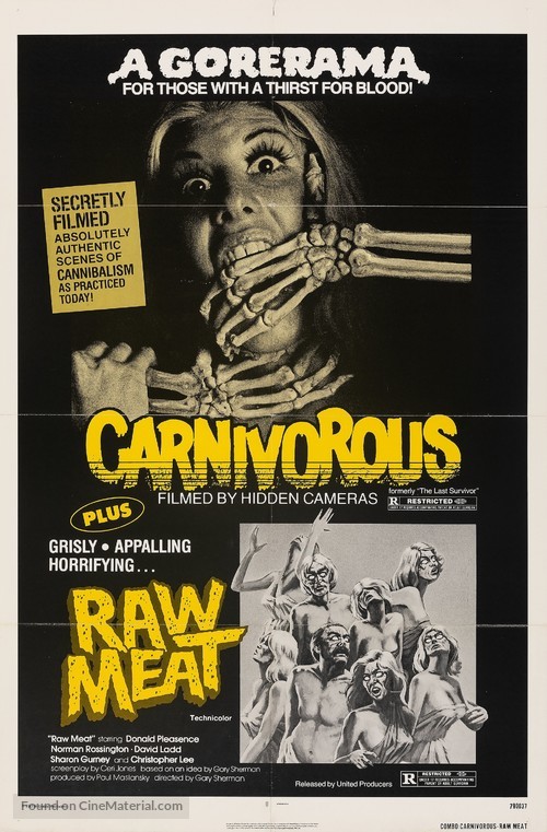 Ultimo mondo cannibale - Combo movie poster