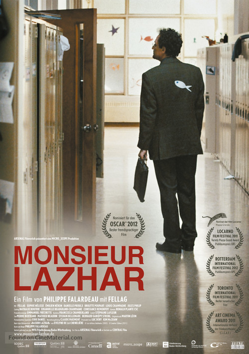 Monsieur Lazhar - German Movie Poster