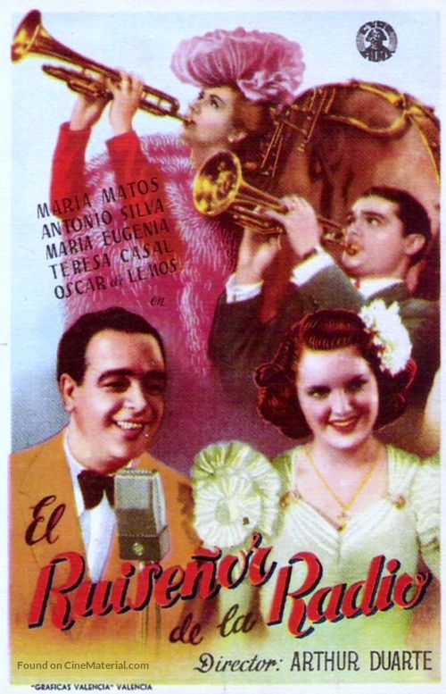 A Menina da R&aacute;dio - Spanish Movie Poster