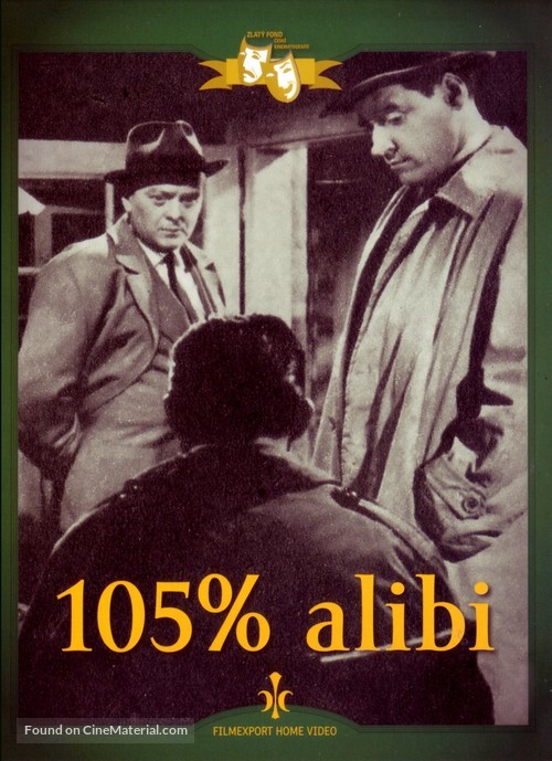 105 % alibi - Czech DVD movie cover