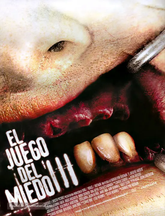 Saw III - Argentinian Movie Poster