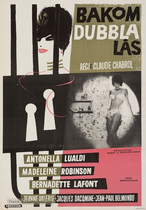 &Agrave; double tour - Swedish Movie Poster