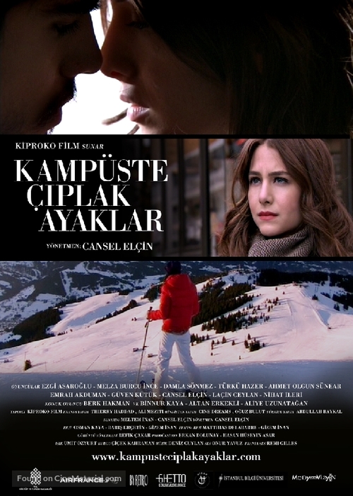 Kampuste ciplak ayaklar - Turkish Movie Poster