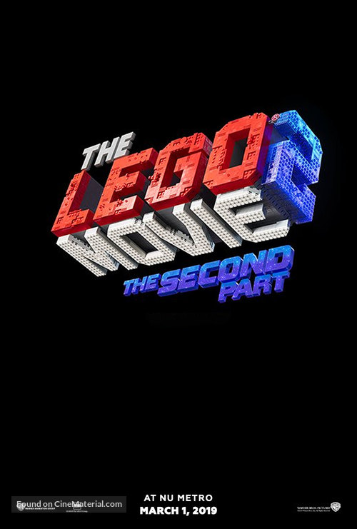 The Lego Movie 2: The Second Part - South African Logo