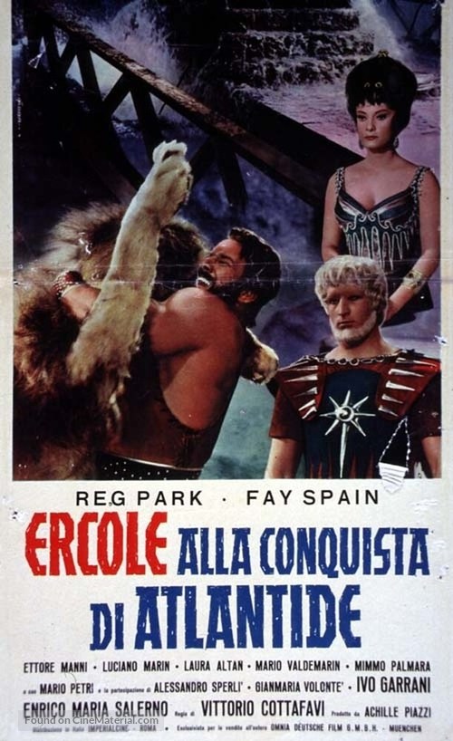 Ercole alla conquista di Atlantide - Italian Movie Poster
