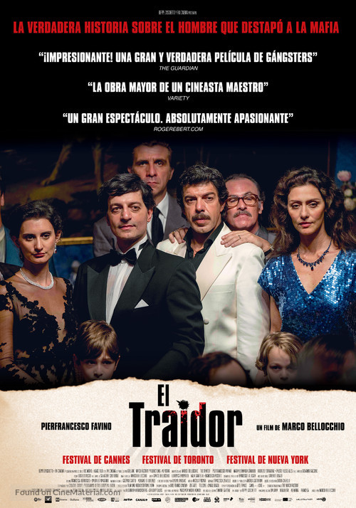 Il traditore - Spanish Movie Poster