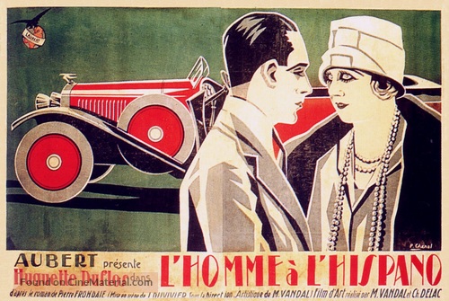 L&#039;homme &agrave; l&#039;Hispano - French Movie Poster