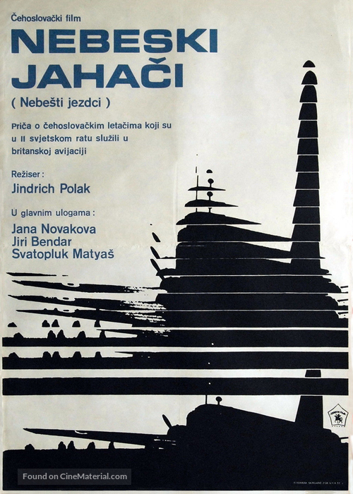 Nebest&iacute; jezdci - Yugoslav Movie Poster