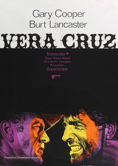 Vera Cruz - German Movie Poster