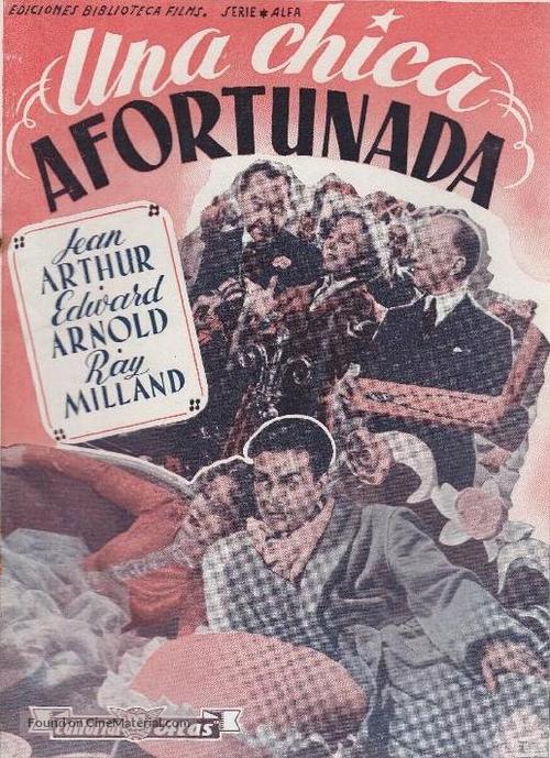 Easy Living - Spanish Movie Poster