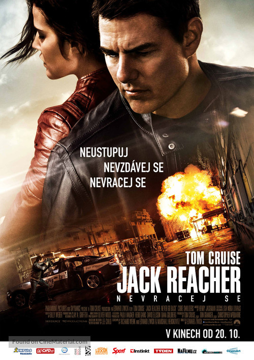 Jack Reacher: Never Go Back - Czech Movie Poster