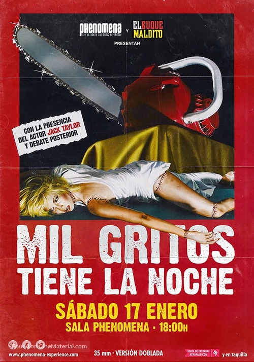 Mil gritos tiene la noche - Spanish Movie Poster