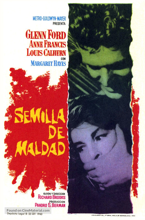 Blackboard Jungle - Spanish Movie Poster