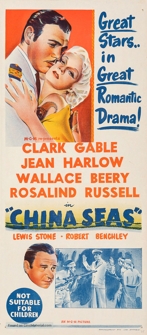 China Seas - Australian Movie Poster