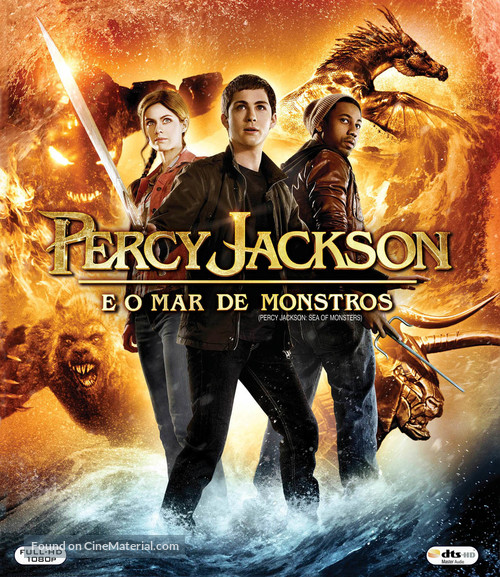 Percy Jackson: Sea of Monsters - Brazilian Movie Cover