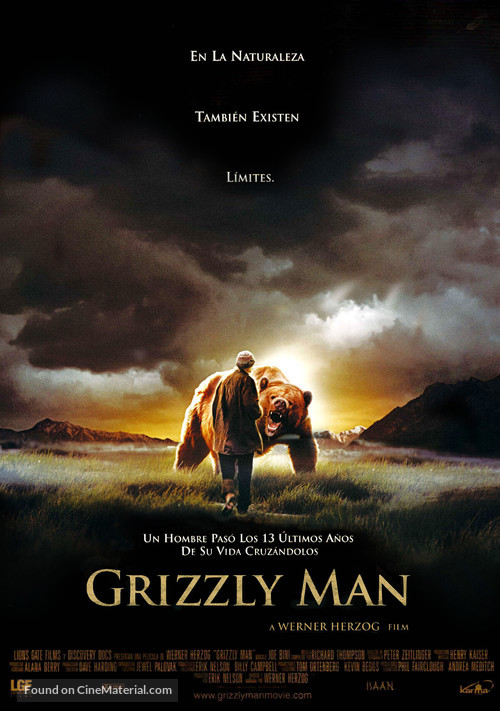 Grizzly Man - Spanish Movie Poster