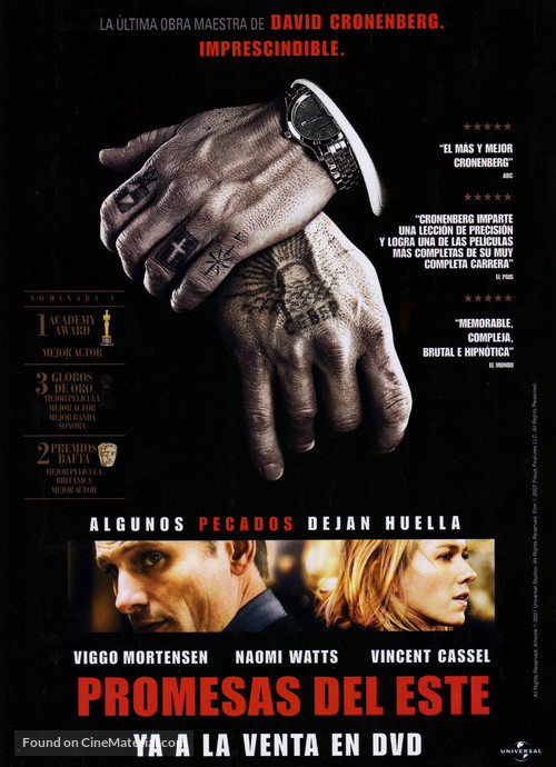 Eastern Promises - Spanish poster