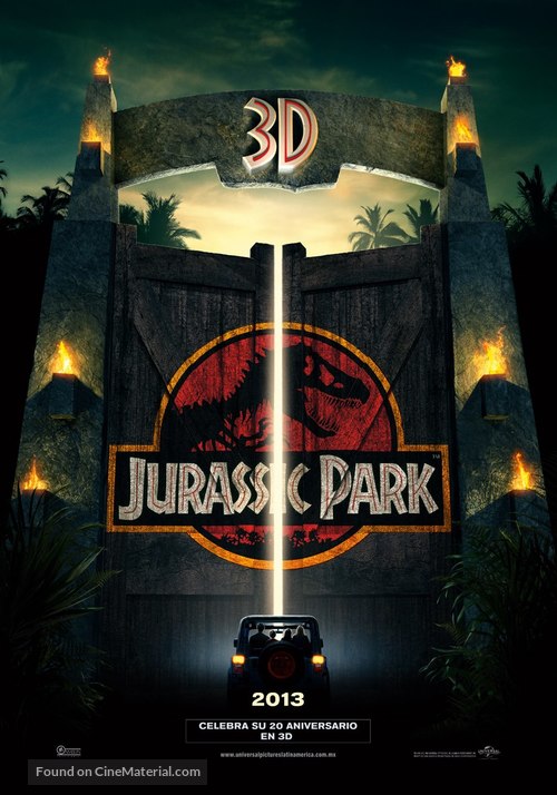 Jurassic Park - Mexican Re-release movie poster